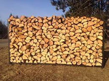 Load image into Gallery viewer, 1 Rick of Split Firewood Delivery and Stacking is included in the price.