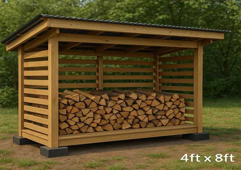 Custom Built Firewood Shack