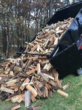 Load image into Gallery viewer, Winter Special Mixed Large Split Firewood - 4 Rick Dumped - Cut 16&quot; to 22&quot; long.  Larger split and some rounds - Price is delivered and dumped.
