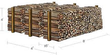 Load image into Gallery viewer, 1 Full Cord of Split Firewood (3 Ricks delivered and Stacked)
