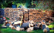 Load image into Gallery viewer, The Winter Stockpile - 9 Ricks Delivered and Stacked *Save* - Includes 5 bags of Kindling
